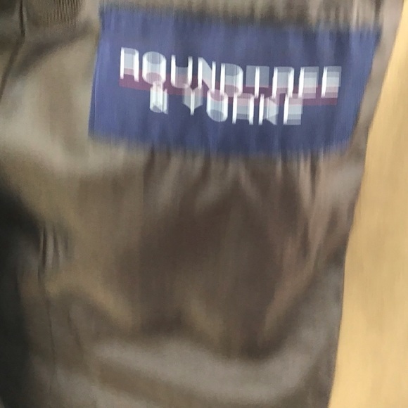 Faux suede brown blazer Roundtree & Yorke size Small - Picture 6 of 10